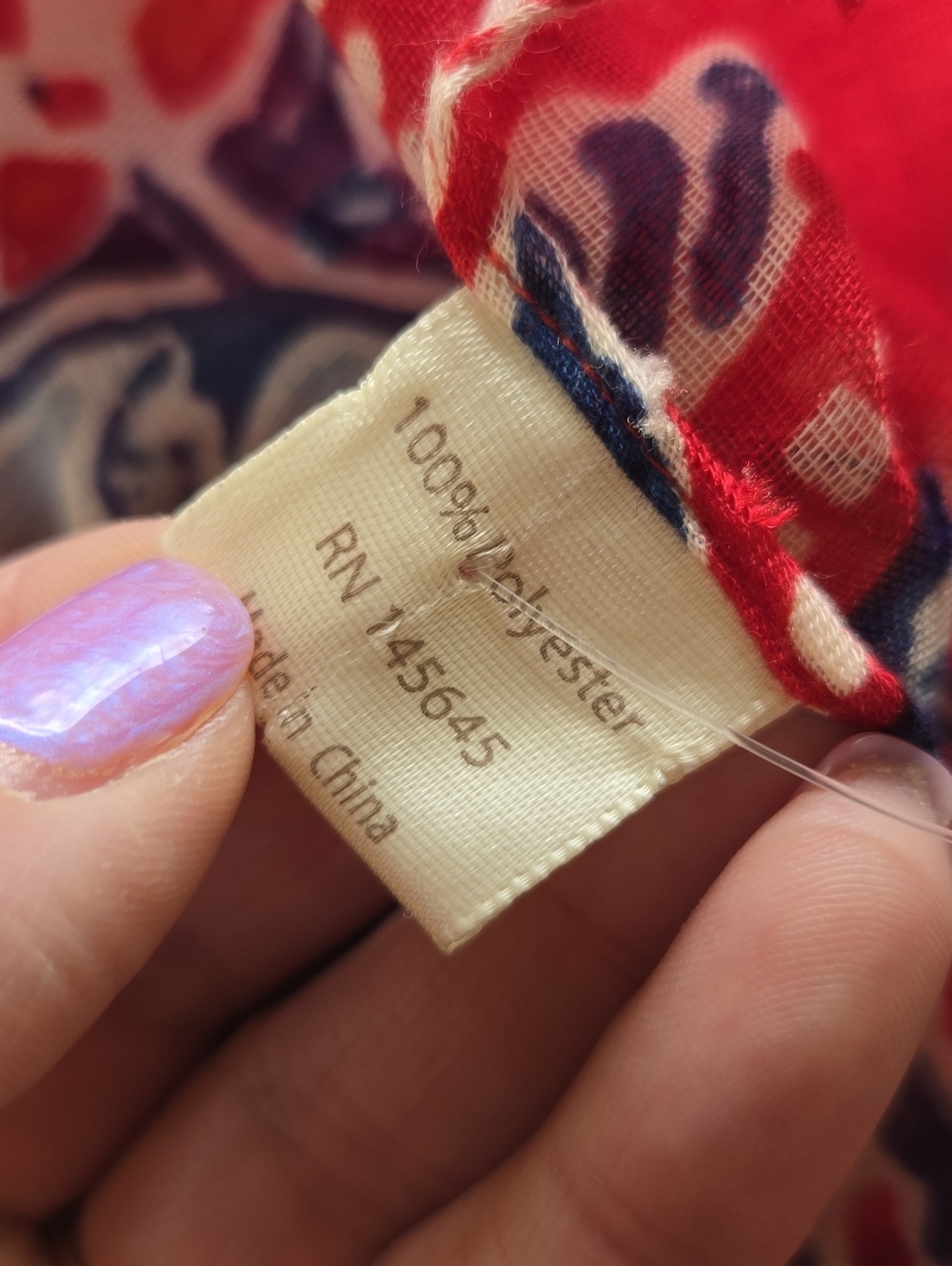 Whitedove Boho Floral Open Kimono Cardigan in Cream & Red - Picture 7 of 8